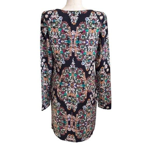 Artelier Nicole Miller Round Neck Long Sleeve Pullover Dress Women's Sz 8 - Picture 4 of 11